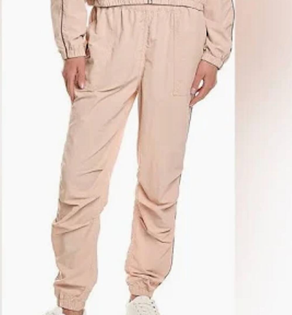 SPIRITUAL GANGSTER Journey Active Nylon Rack Pant Pink Sky Pastel Pockets XL
